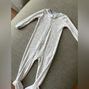 Carter's Soft One Piece Footie - Light Blue and Pink